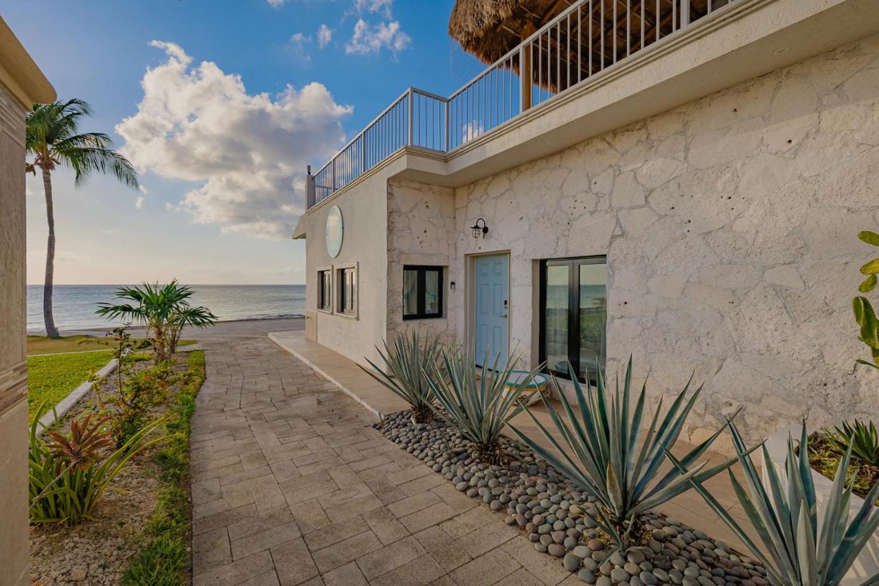 The Queen Of Cozumel Beach House -Luxury Beachfront Villa- Million Dollars View Exteriör bild